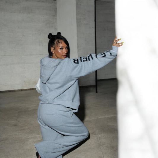 Distressed Straight Sweatpants