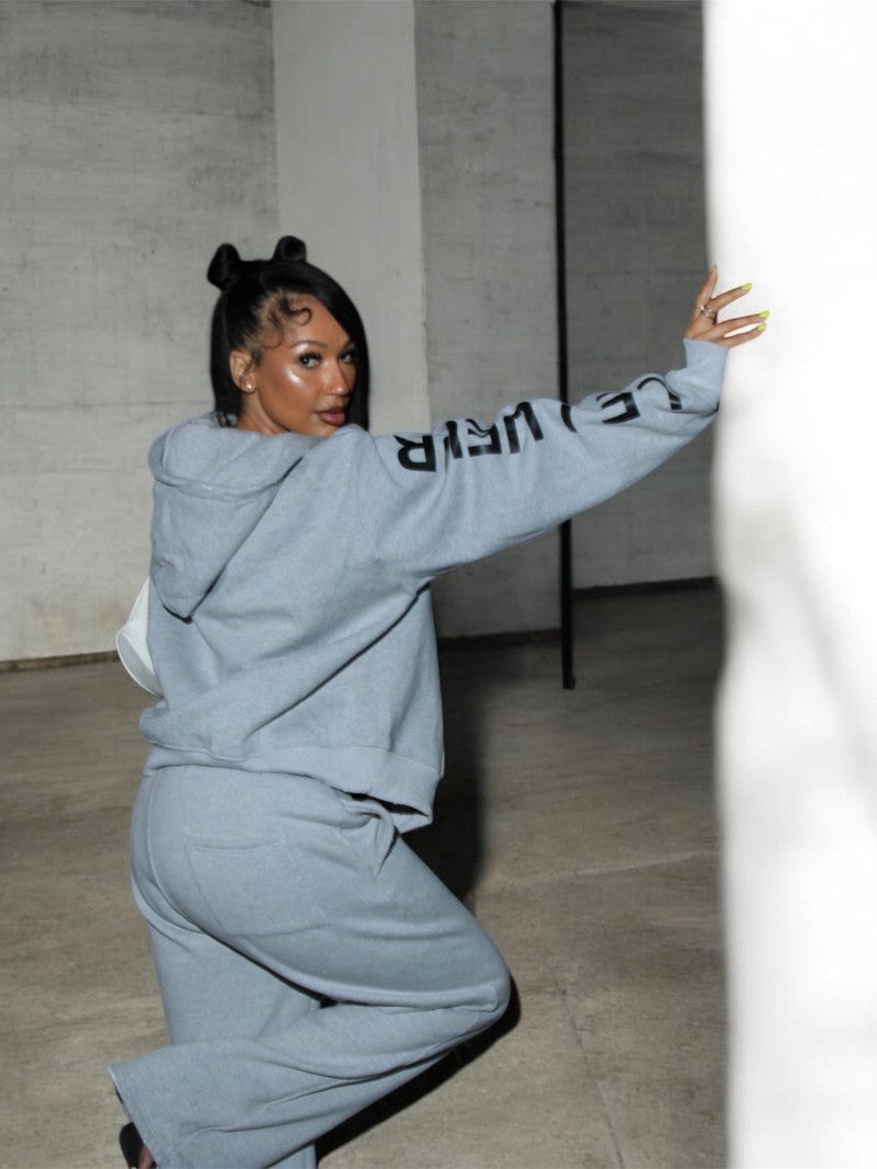 Distressed Straight Sweatpants