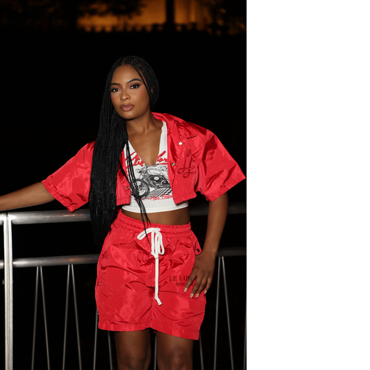 Cropped City Heat Short Set