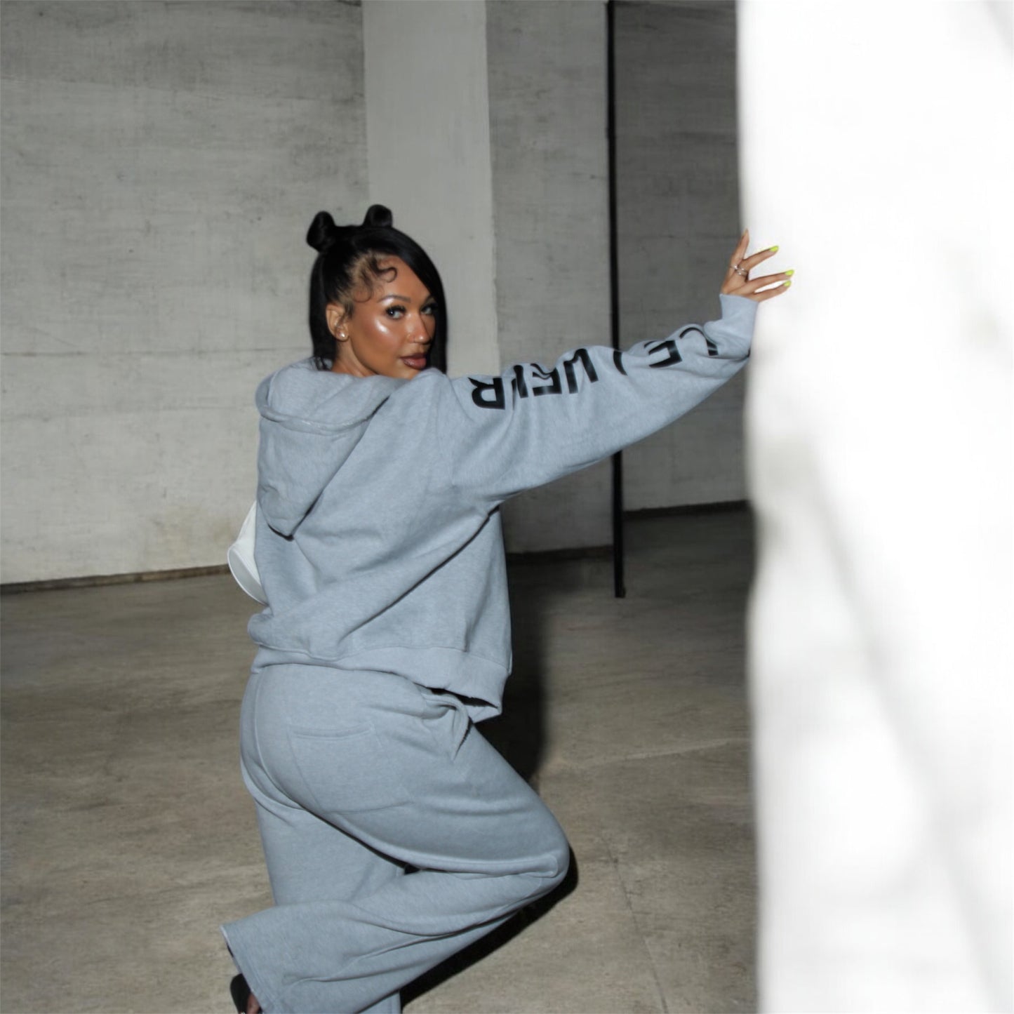 Distressed Straight Sweatpants