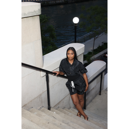 Cropped City Heat Short Set