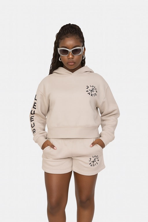 Desire Cropped Hoodie