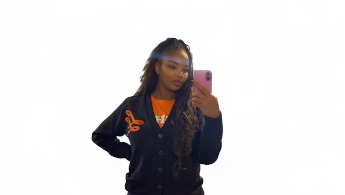 Luxe Varsity Knit Cardigan